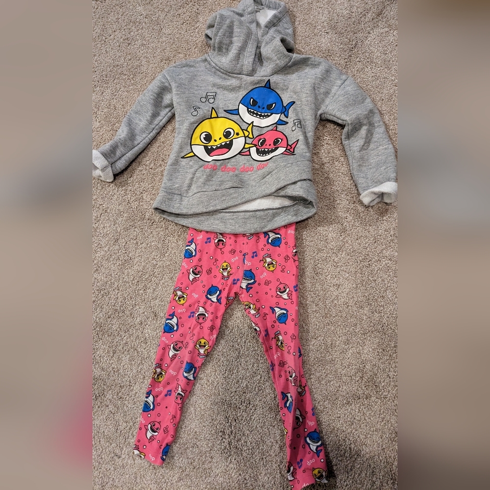 Toddler baby shark outfit